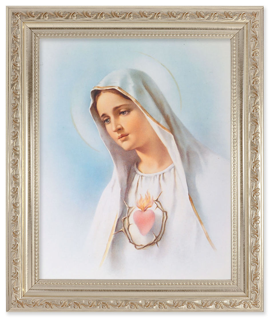 Immaculate Heart of Mary 8x10 Framed Print Under Glass