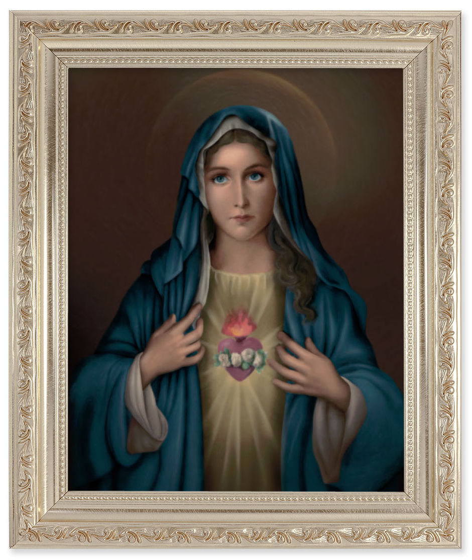 Immaculate Heart of Mary 8x10 Framed Print Under Glass