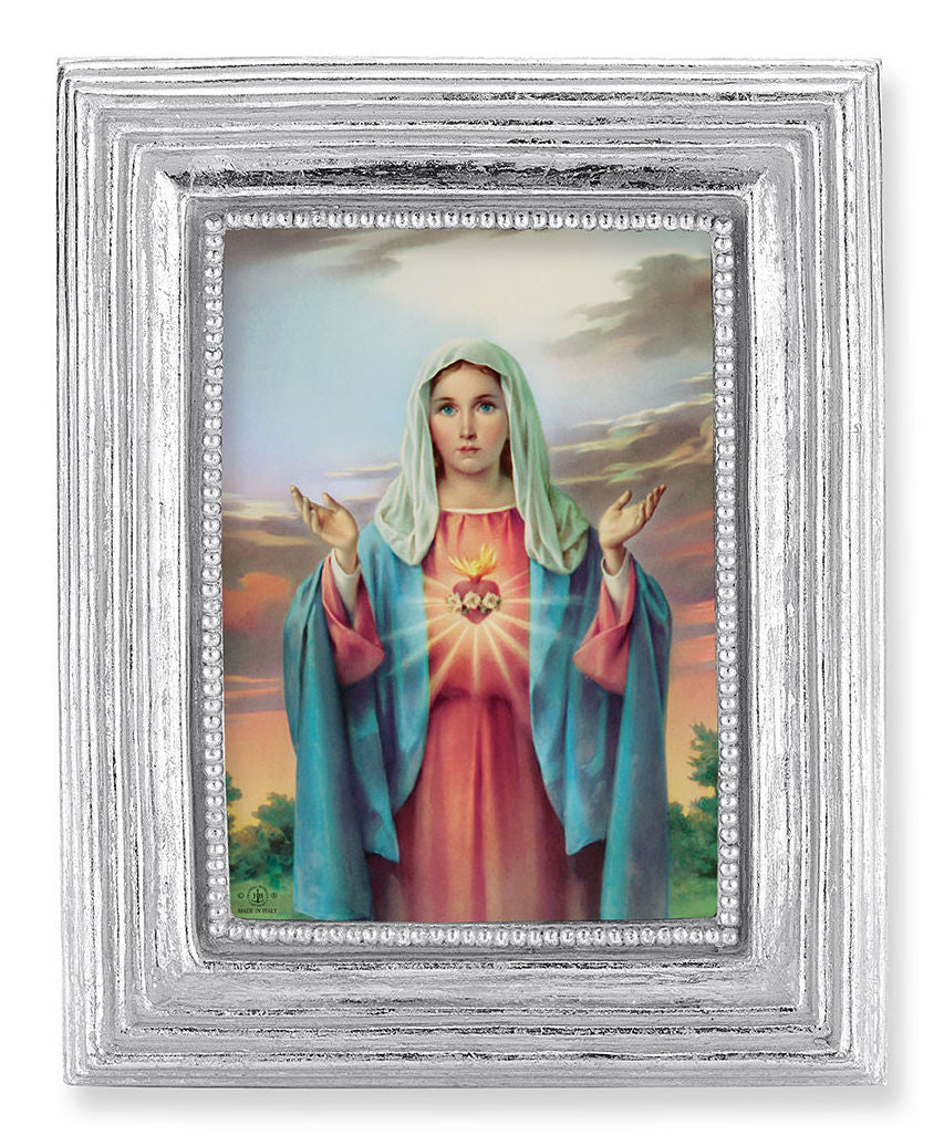 Immaculate Heart of Mary by Bonella 2.5x3.5 Print Under Glass