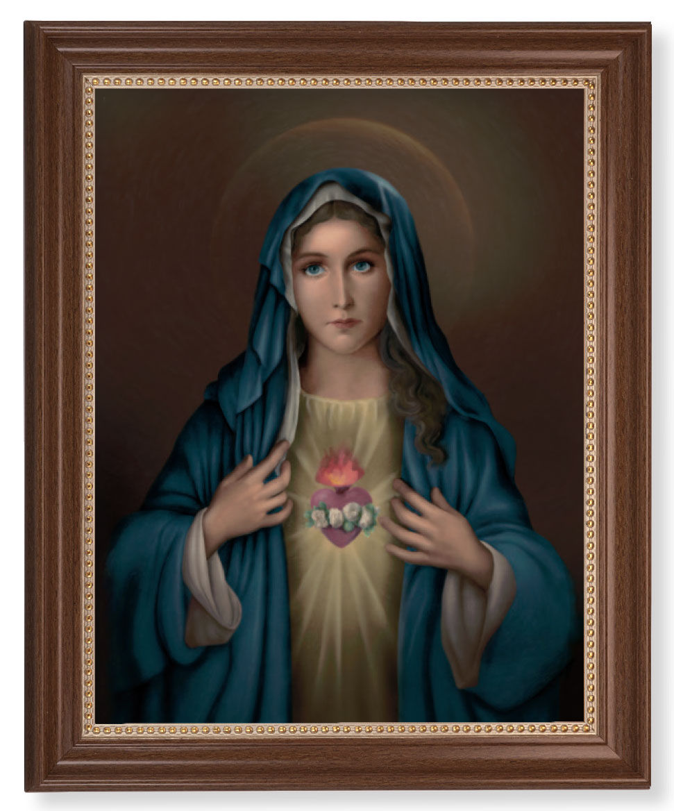 Immaculate Heart of Mary by Simeone 11x14 Framed Print Artboard