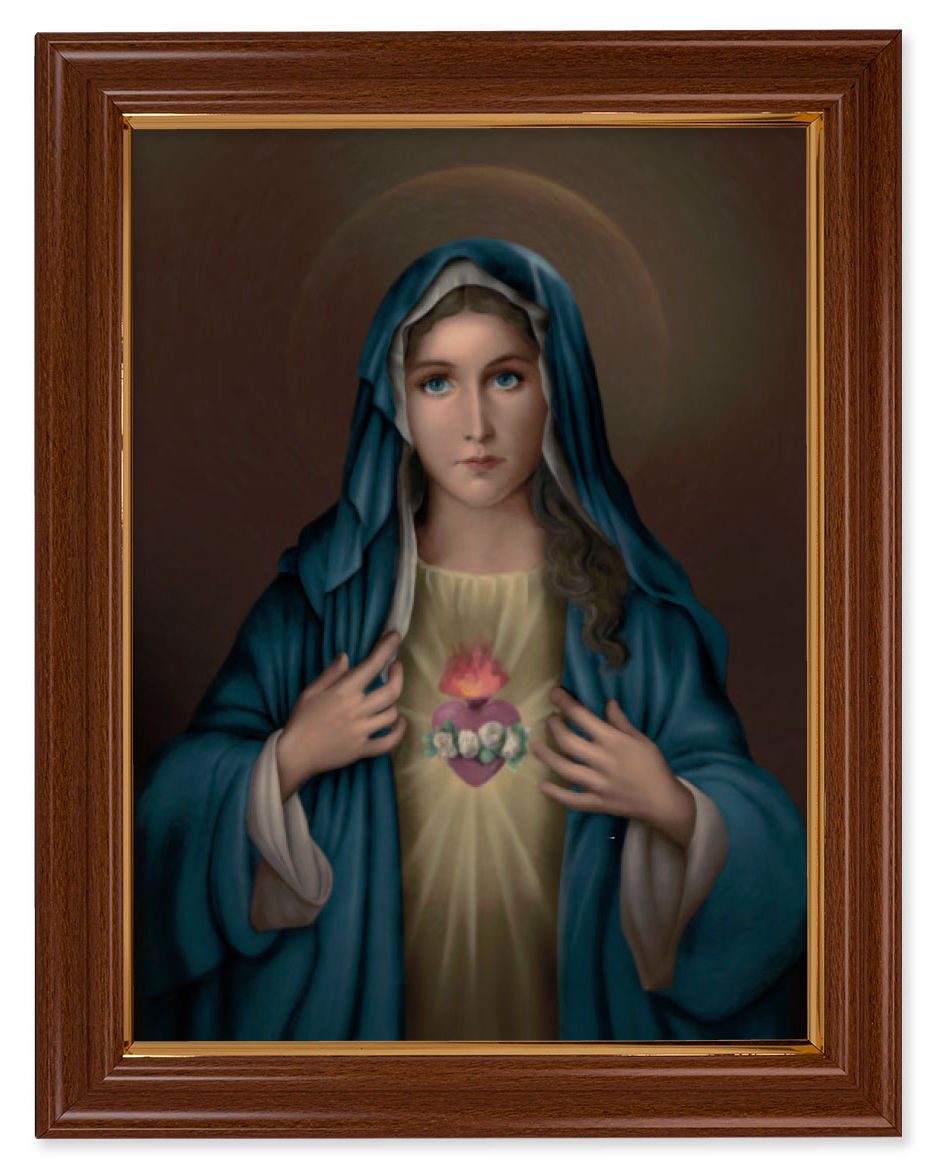 Immaculate Heart of Mary by Simeone 12x16 Framed Print Artboard
