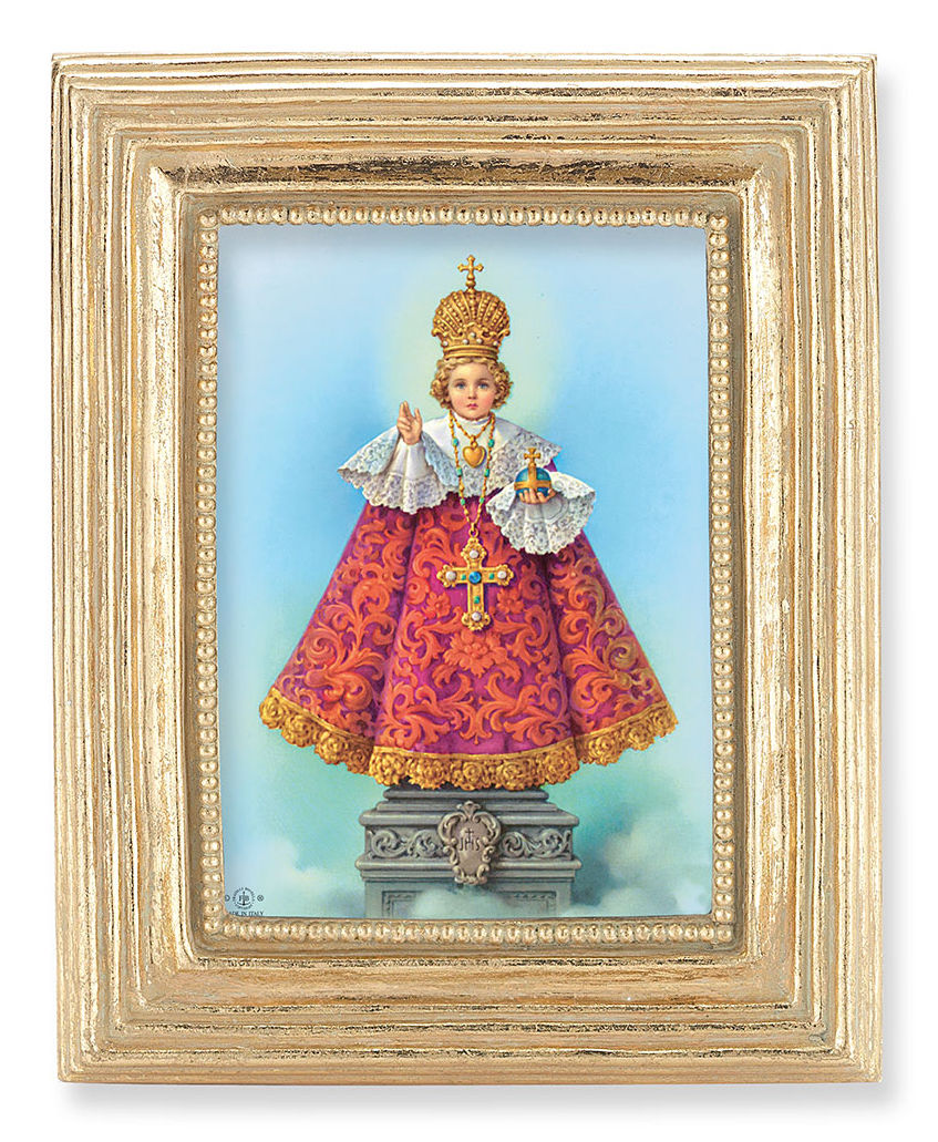 Infant of Prague 2.5x3.5 Print Under Glass