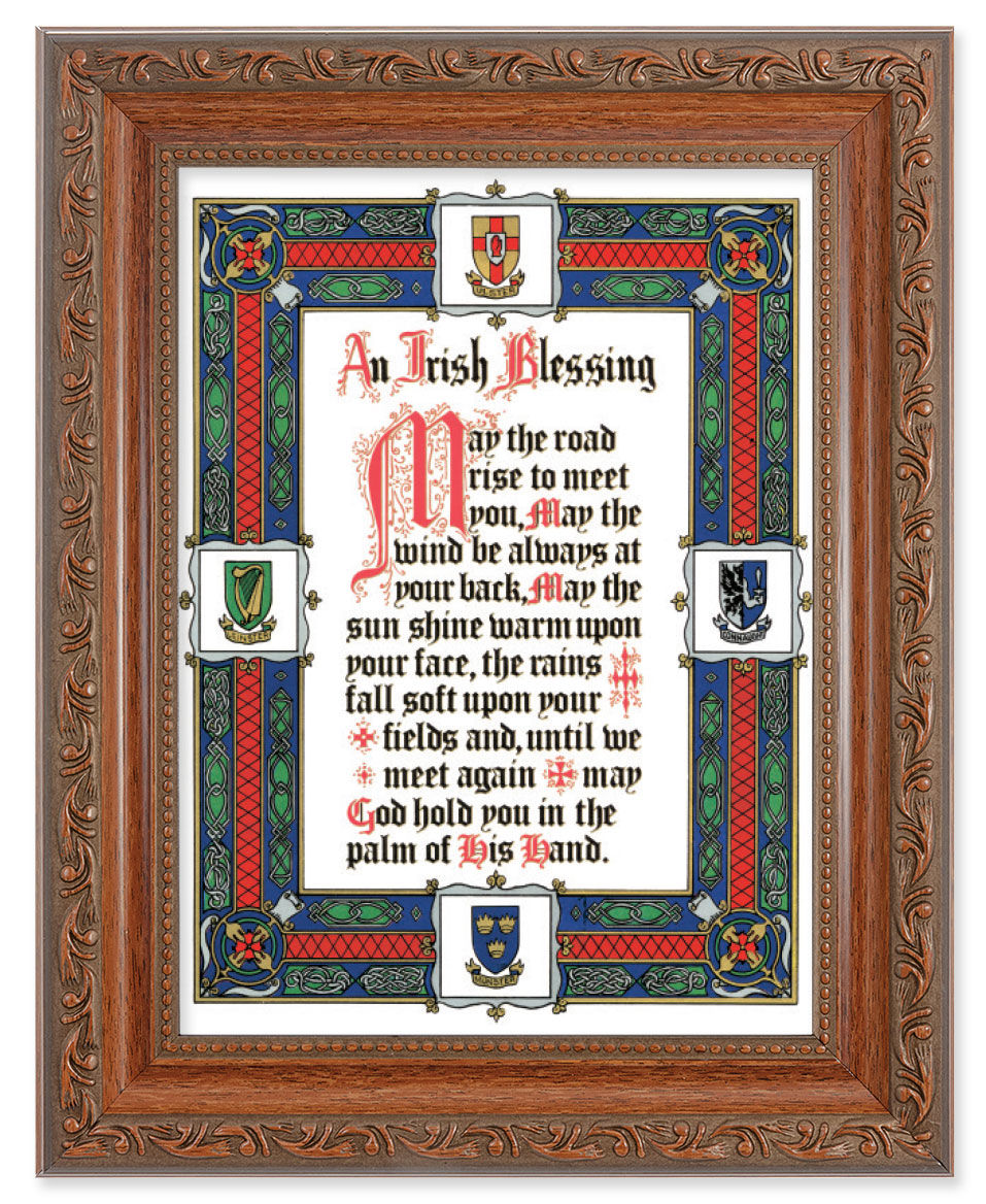 Irish Blessing 6x8 Print Under Glass
