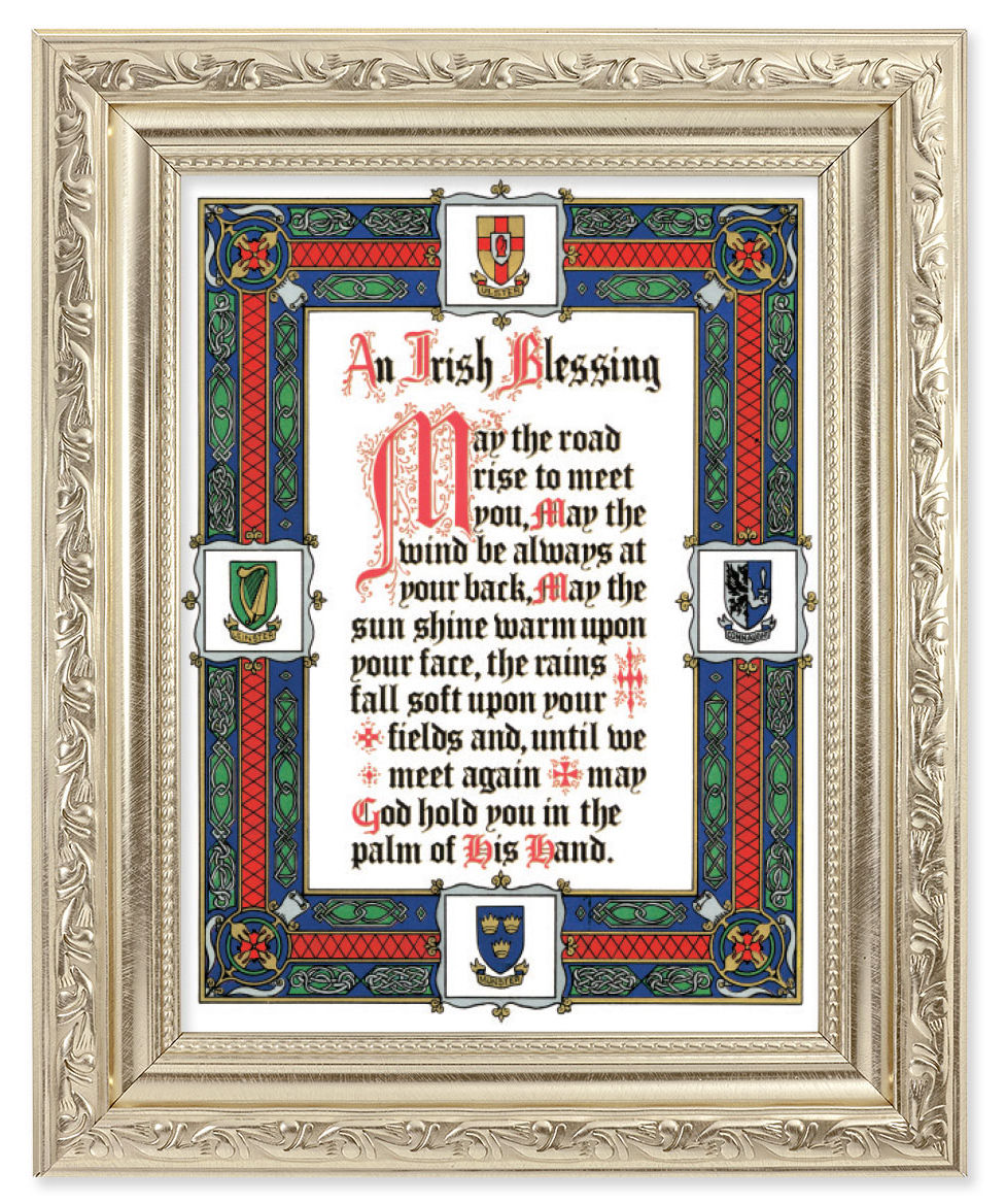 Irish Blessing 6x8 Print Under Glass