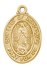 Dainty Our Lady of Guadalupe Necklace for Girls and Women