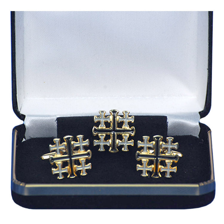 Jerusalem Cross Cufflink Set