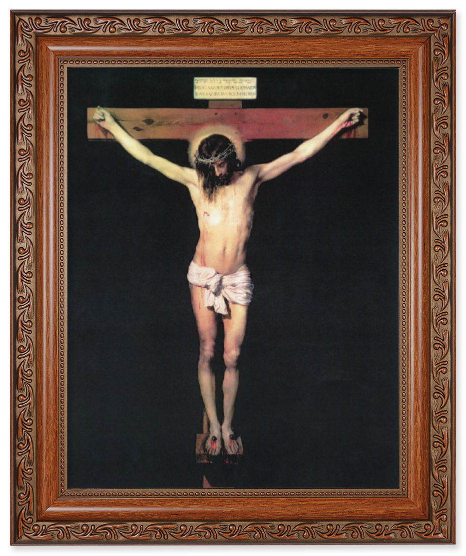 Jesus on the Cross 8x10 Framed Print Under Glass