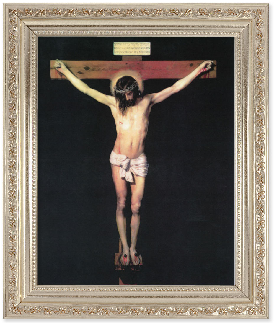 Jesus on the Cross 8x10 Framed Print Under Glass