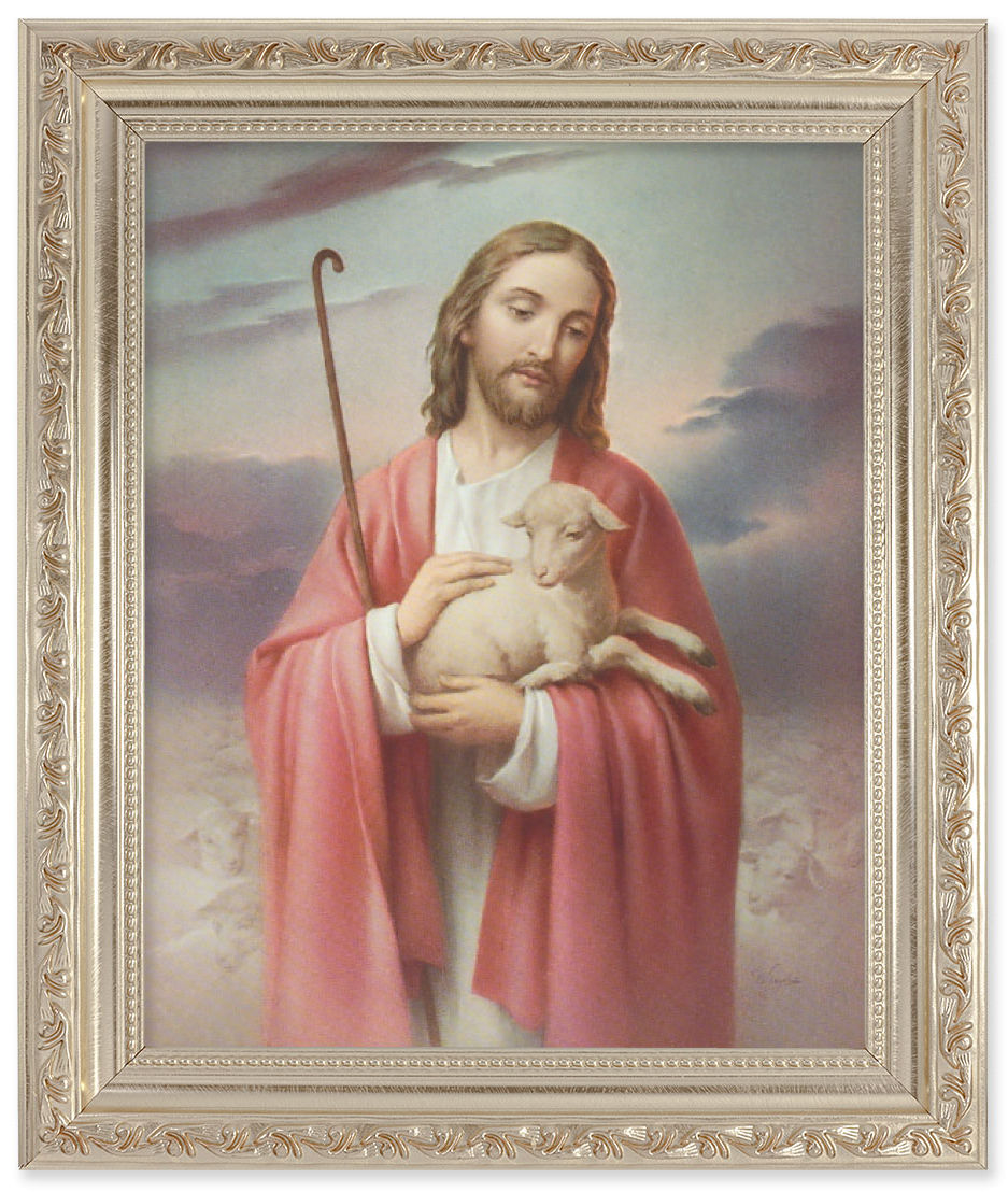 Jesus the Good Shepherd 8x10 Framed Print Under Glass