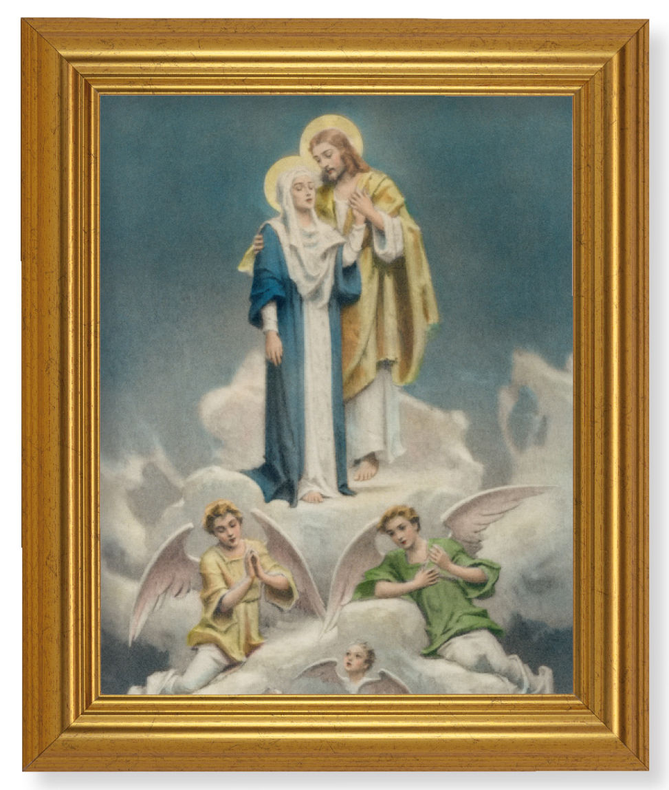 Jesus and Mary 8x10 Framed Print Under Glass