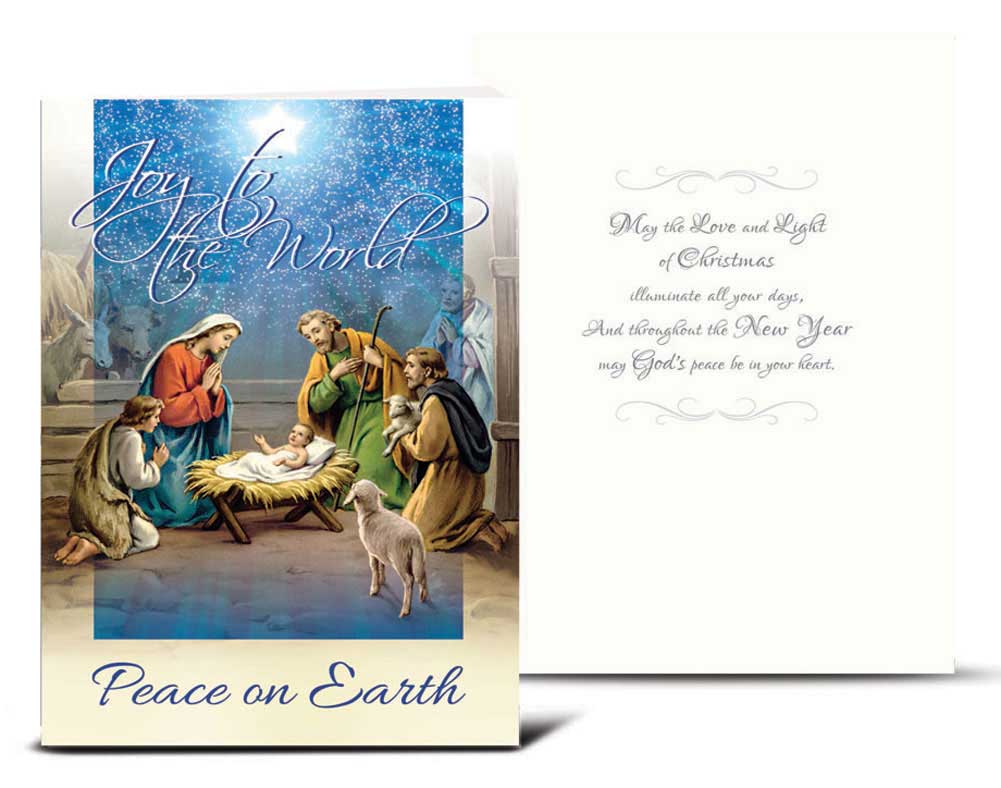 Joy to the World Christmas Card Set