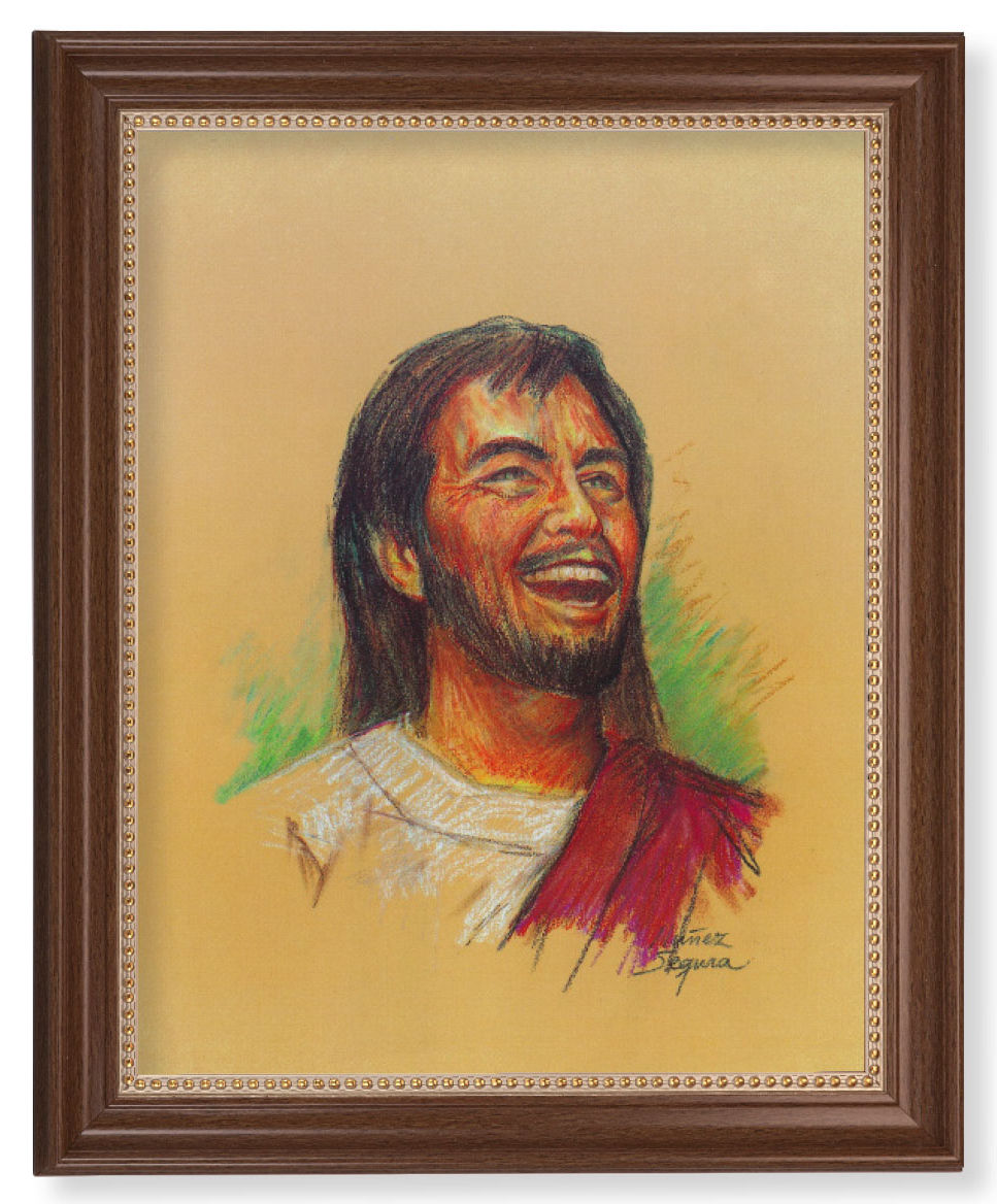 Joyful Christ 11x14 Framed Print Artboard