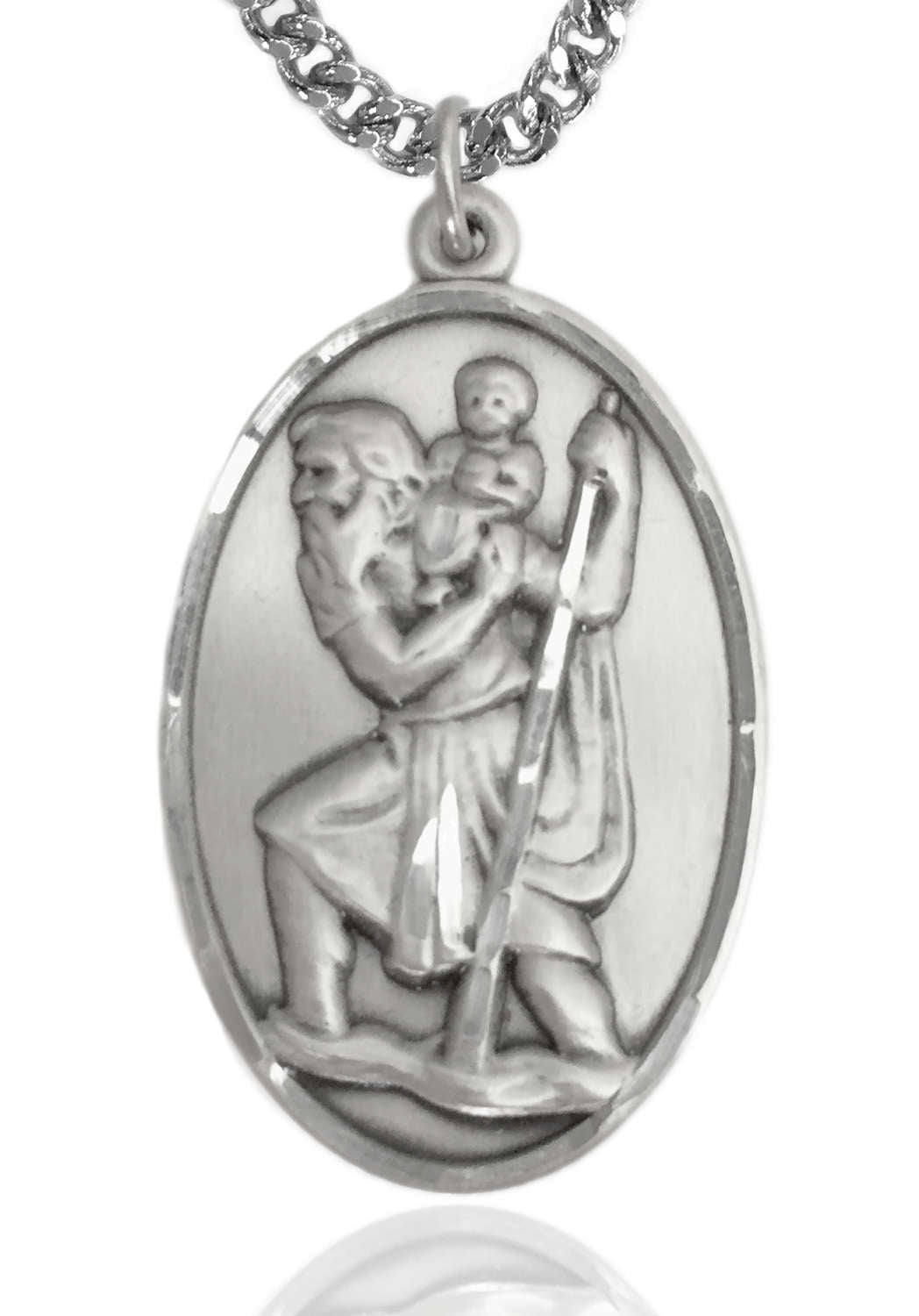 Large Saint Christopher Medal