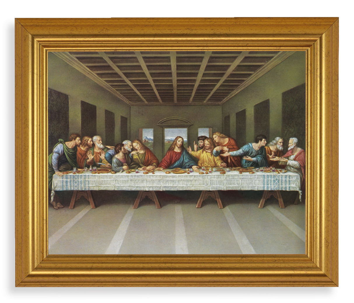 Last Supper 8x10 Framed Print Under Glass