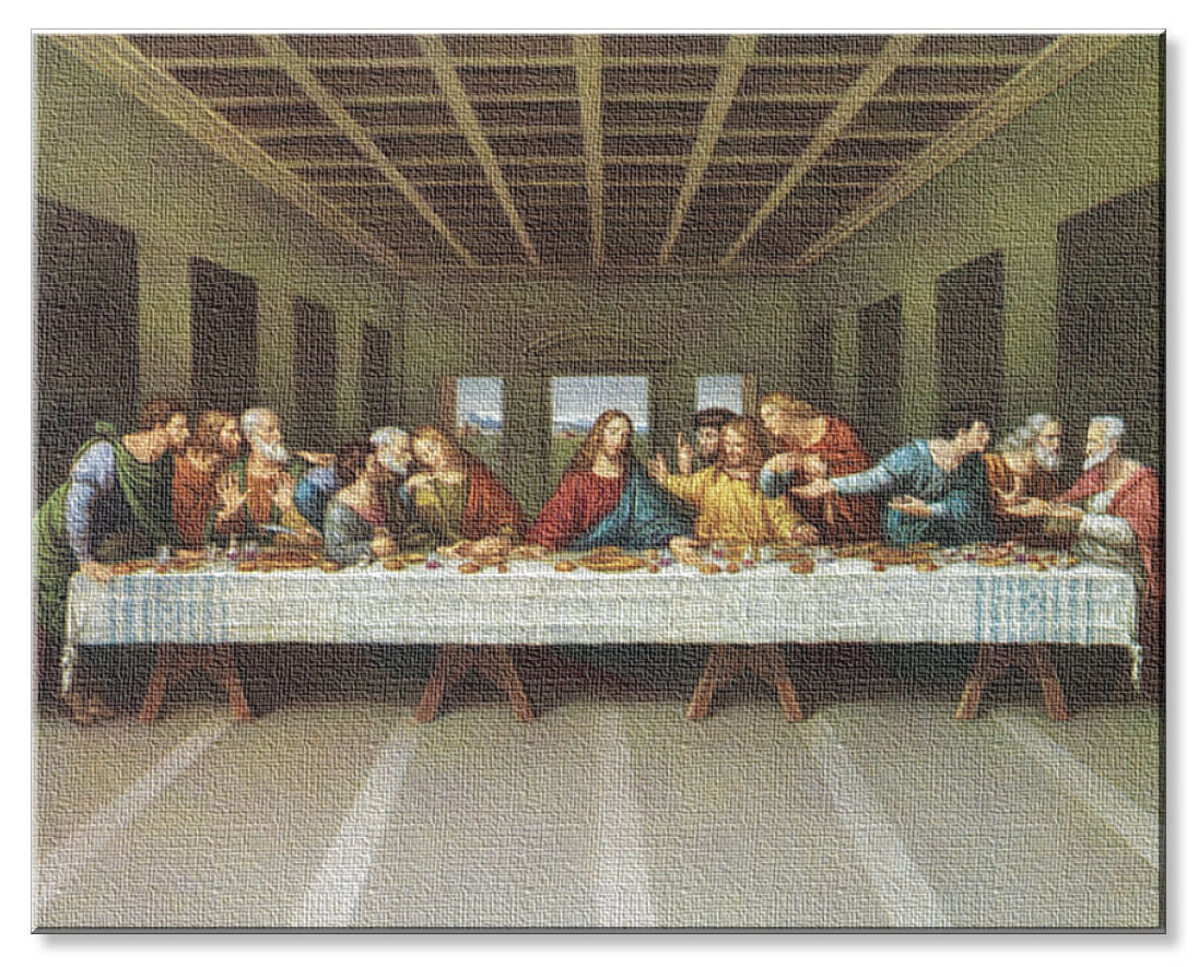 Last Supper 8x10 Stretched Canvas Print