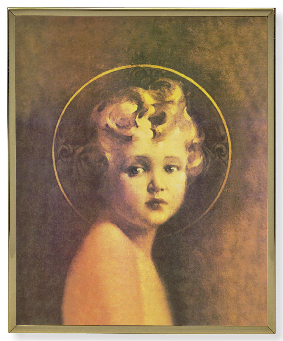 Light of the World 8x10 Gold Trim Plaque