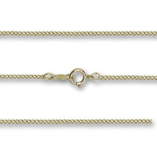 Lite Curb Chain Sterling Silver, Gold Filled, 14K Options