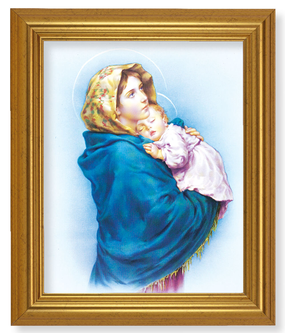 Madonna and Child 8x10 Framed Print Under Glass