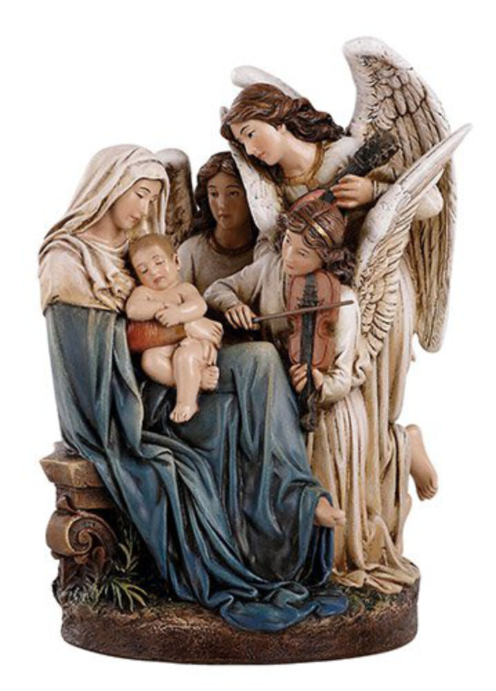 Madonna and Child with Angels Statue 7' High