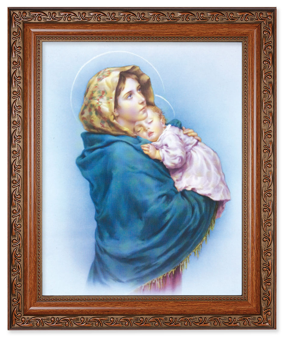 Madonna and Child 8x10 Framed Print Under Glass