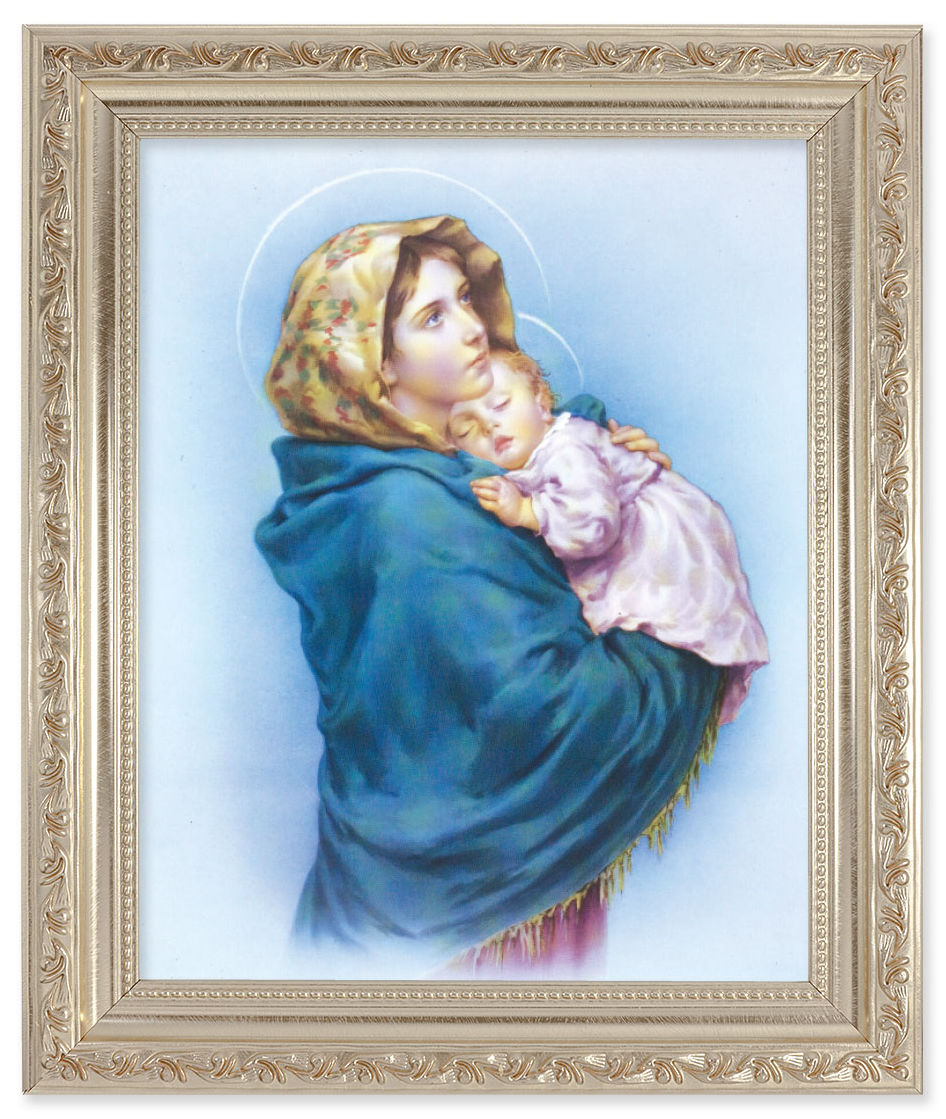 Madonna and Child 8x10 Framed Print Under Glass