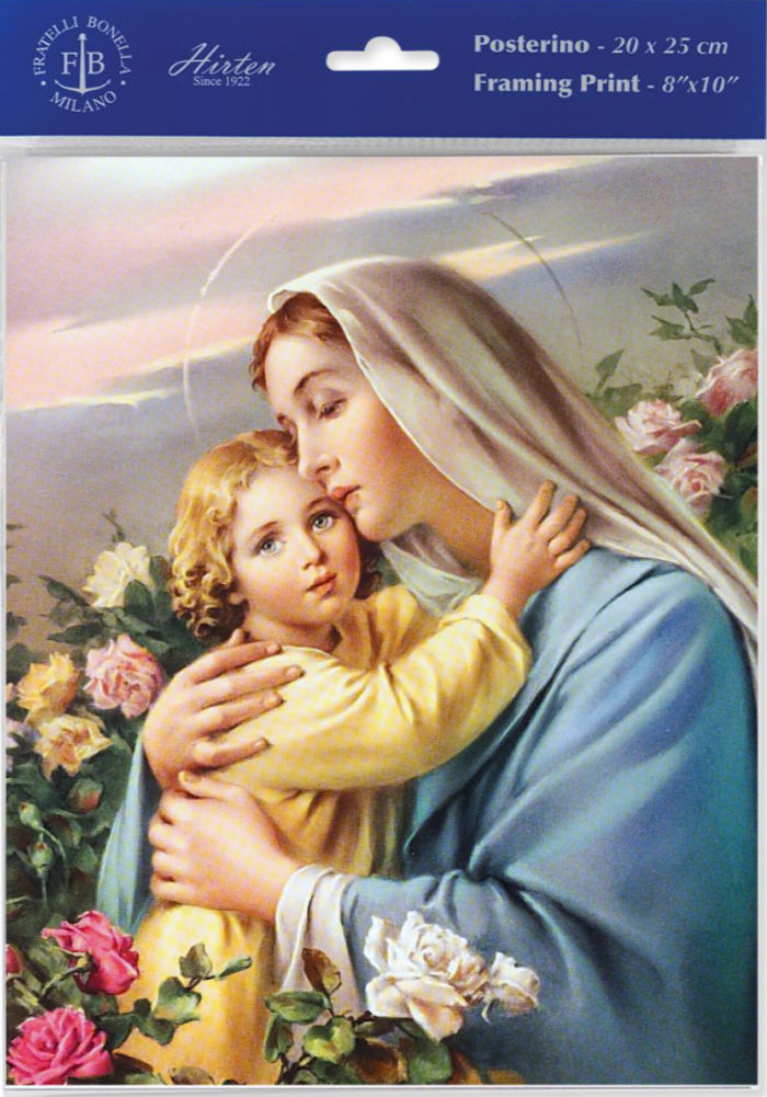 Madonna & Child Print - Sold in 3 per pack