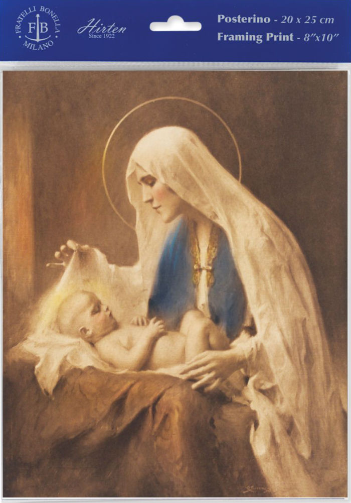 Madonna & Child Print - Sold in 3 per pack