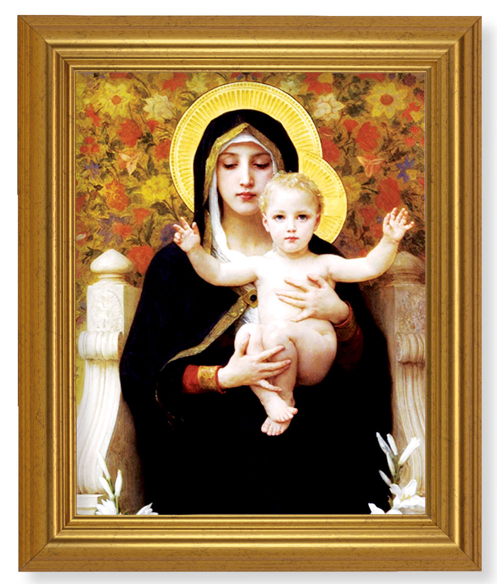 Madonna of the Roses 8x10 Framed Print Under Glass