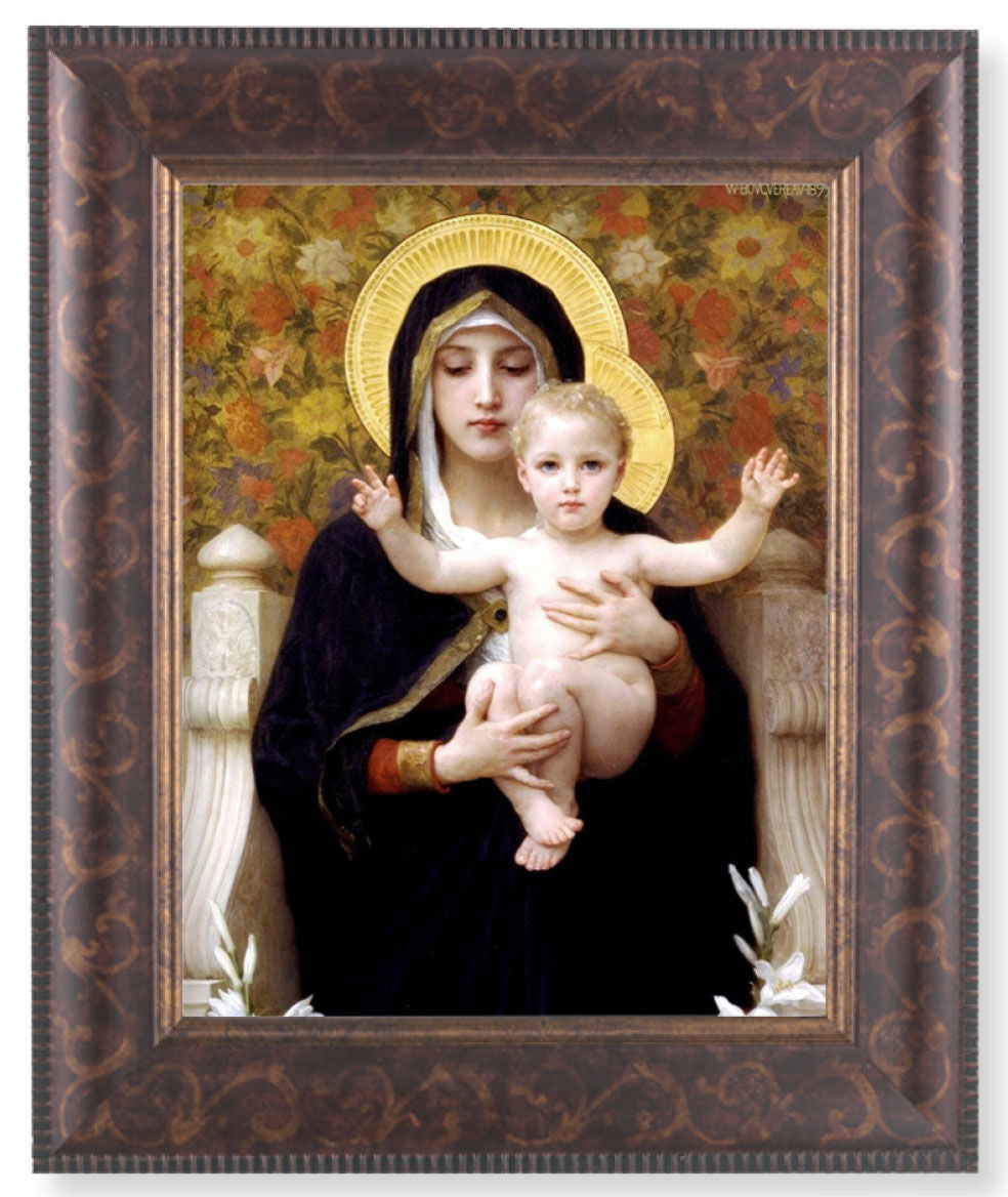 Madonna of the Roses 8x10 Framed Print Under Glass