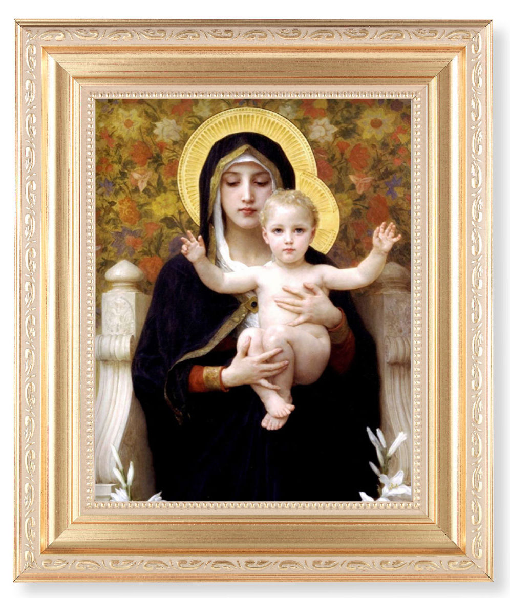Madonna of the Roses 8x10 Framed Print Under Glass