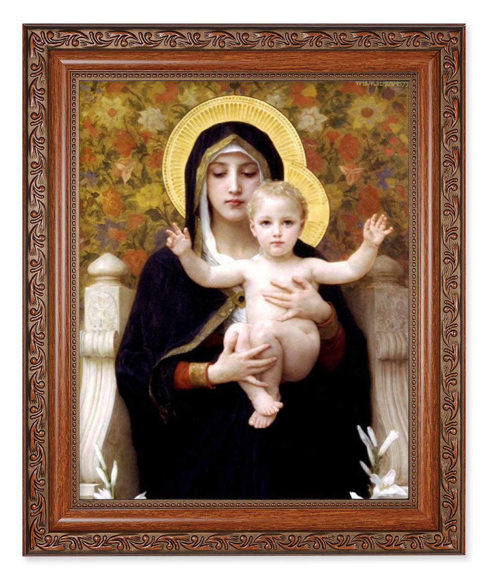 Madonna of the Roses 8x10 Framed Print Under Glass