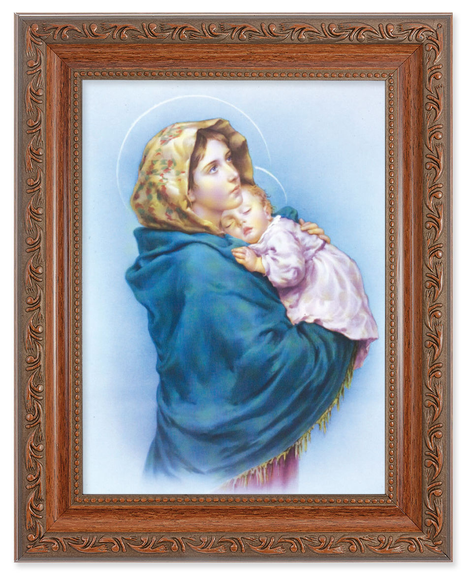 Madonna of the Streets by Roberto Ferruzzi 6x8 Print Under Glass
