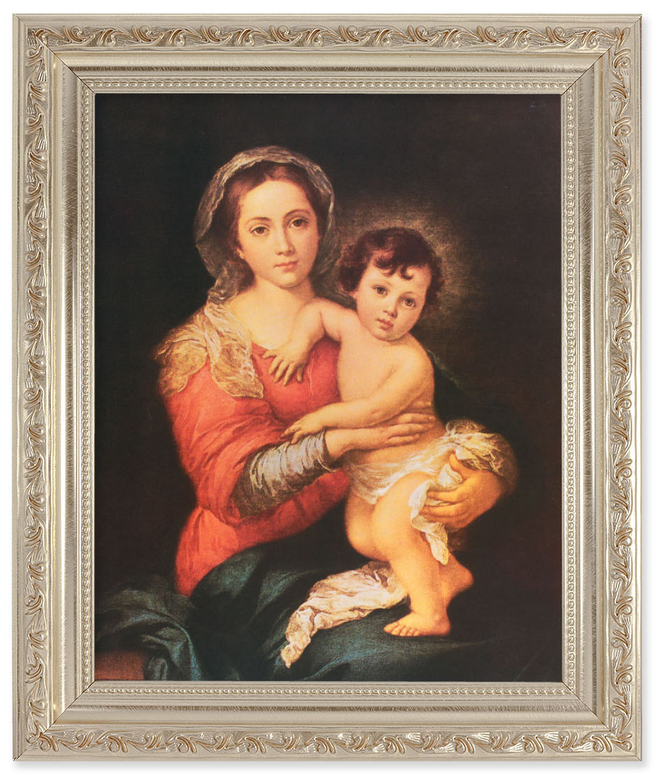 Madonna and Toddler Jesus 8x10 Framed Print Under Glass