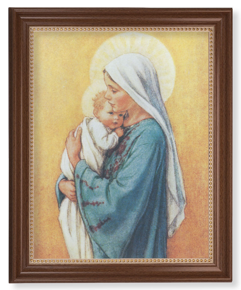 Madonna in Blue 11x14 Framed Print Artboard