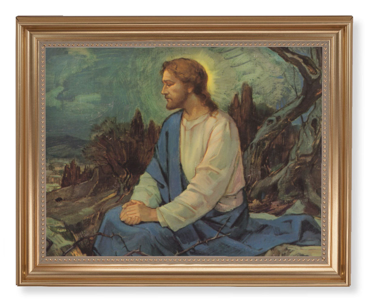 Meditation in the Garden 11x14 Framed Print Artboard