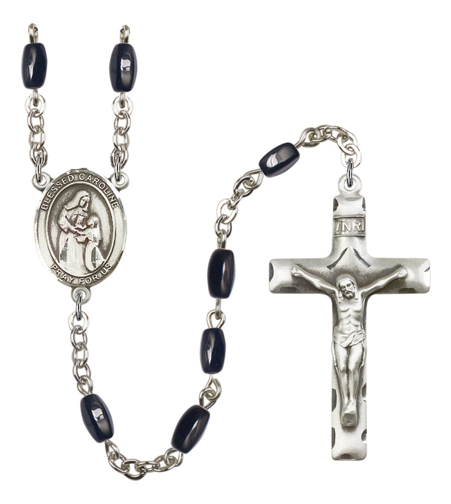 Blessed Caroline Gerhardinger Silver Plated Rosary for Men