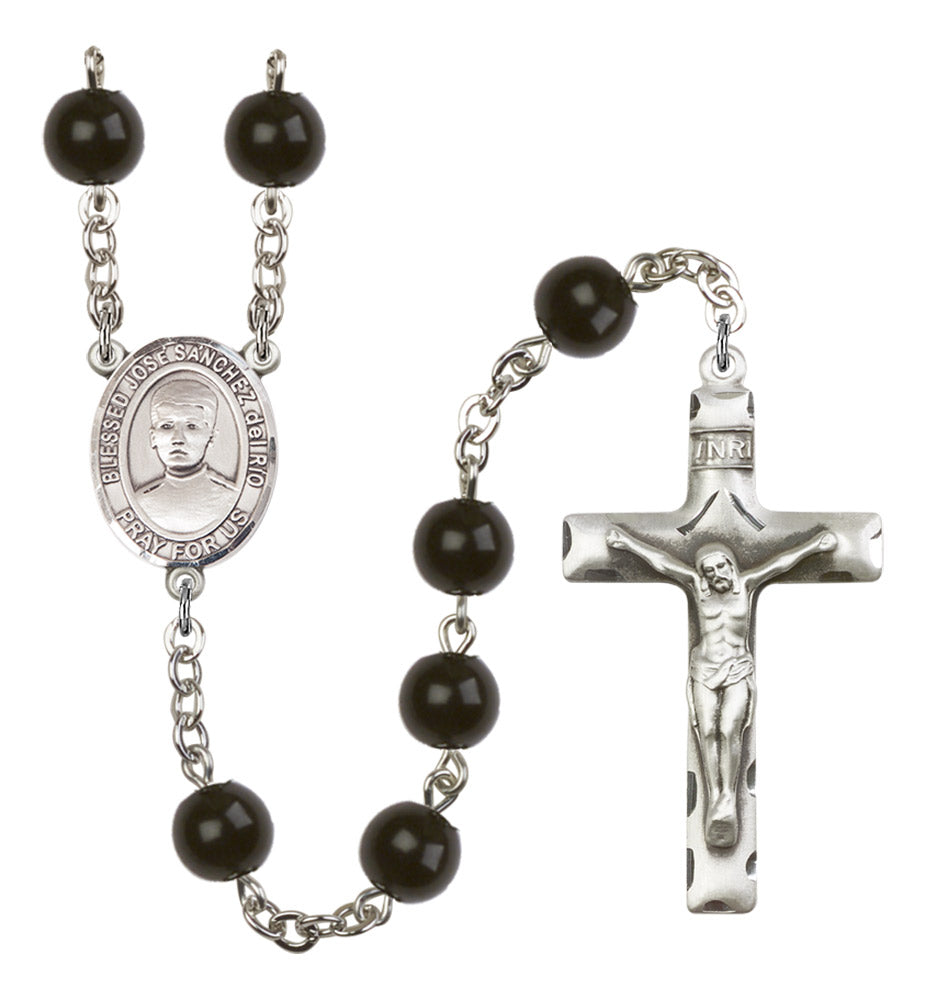 Blessed Jose Canchez del Rio Silver Plated Rosary for Men