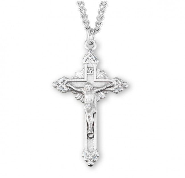 Byzantine Style Crucifix Necklace for Men