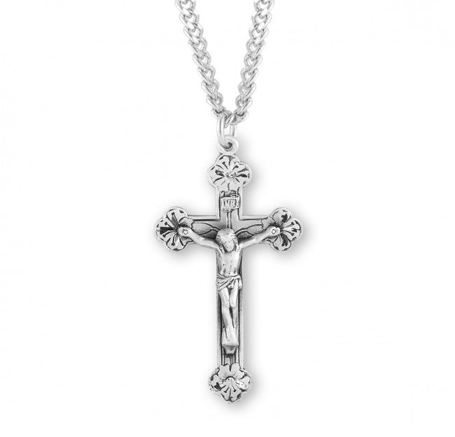 Crucifix Necklace with Antique Finish for Men