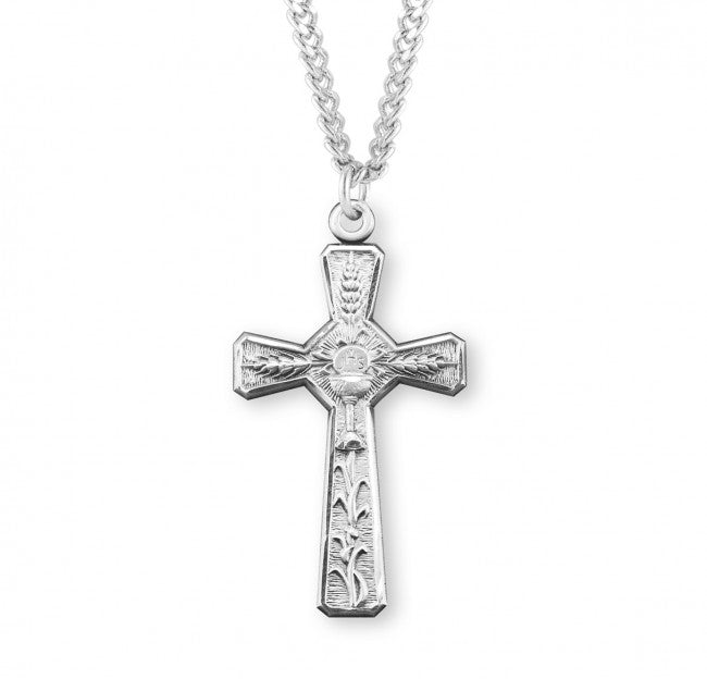 Eucharist Cross Pendant for Men