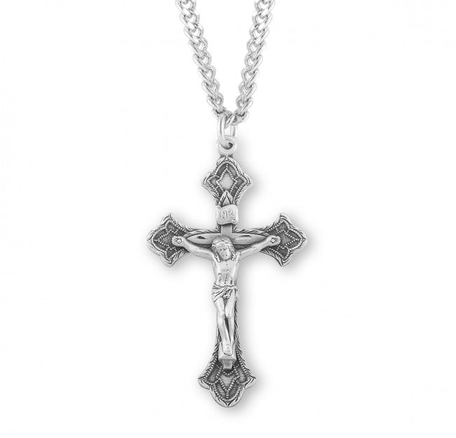 Gothic Tip Crucifix Necklace for Women