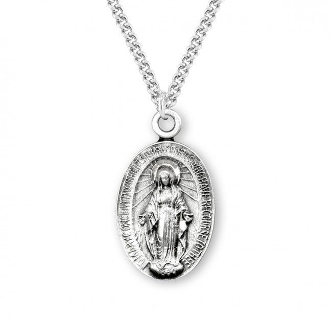 High Relief Miraculous Medal for Men