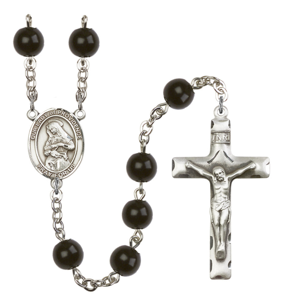 Our Lady of Providence Silver Plated Rosary for Men