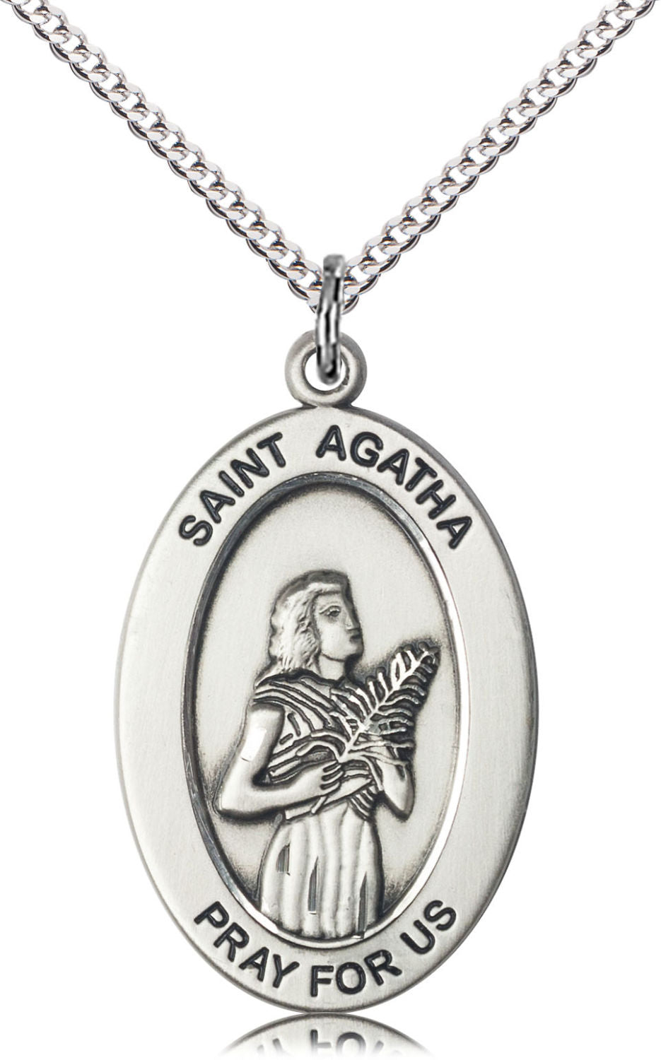 St. Agatha of Nurses Necklace for Women