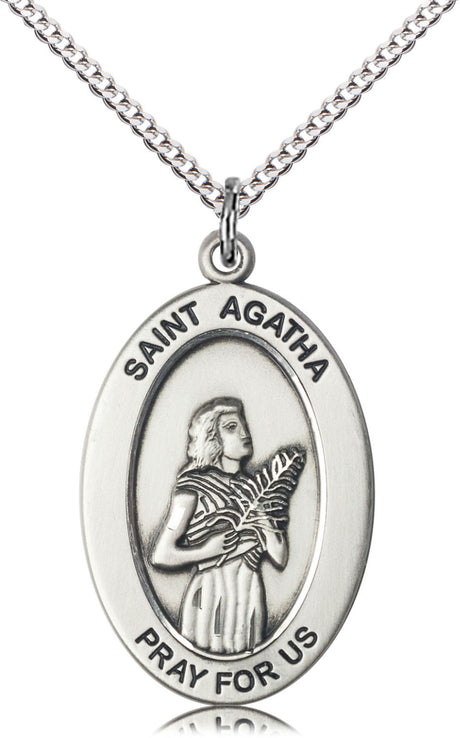 St. Agatha of Nurses Necklace for Women