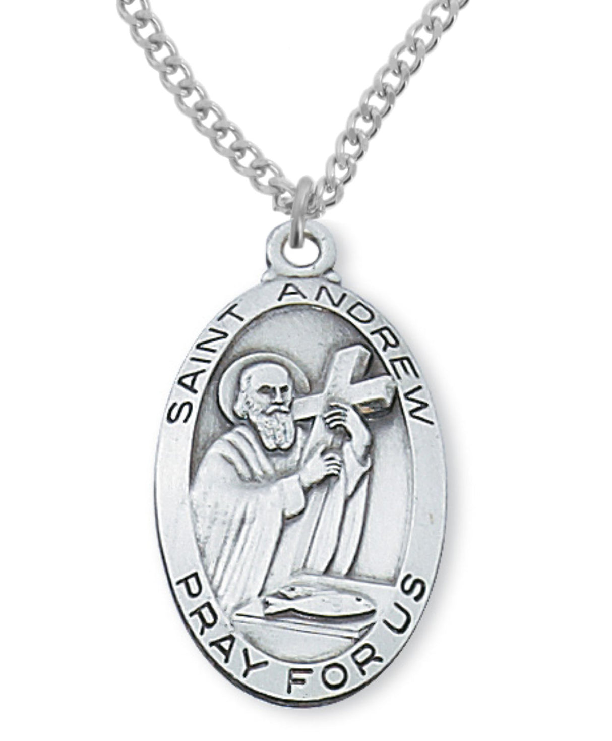 St. Andrew Medal Sterling Silver for Men