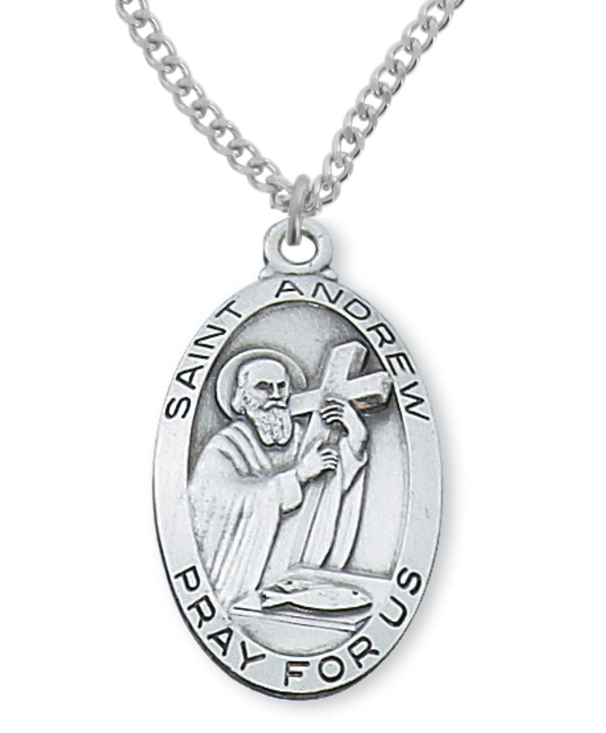 St. Andrew Medal Sterling Silver for Men