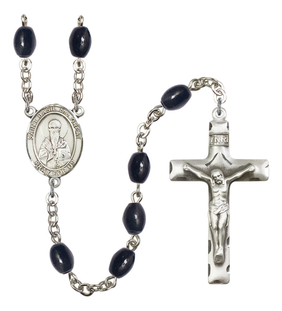 St. Basil the Great Silver Plated Rosary for Men