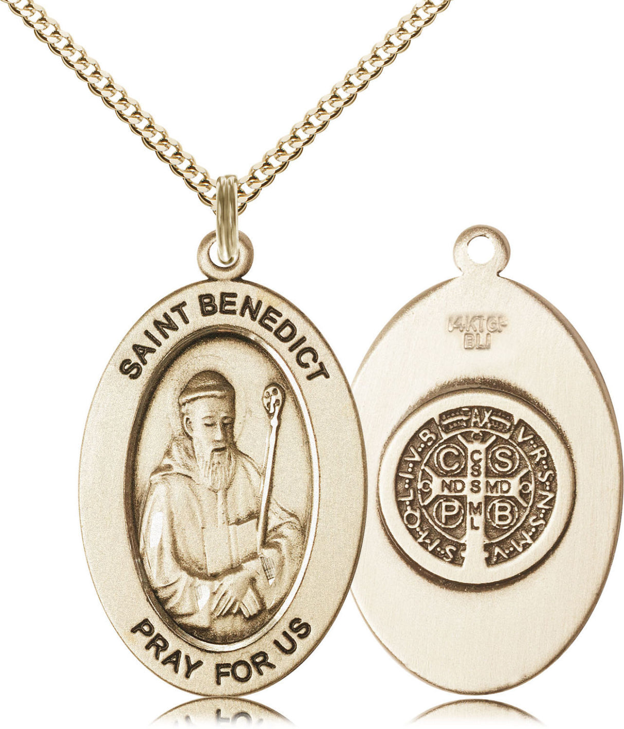 St. Benedict of Monks Necklace for Women