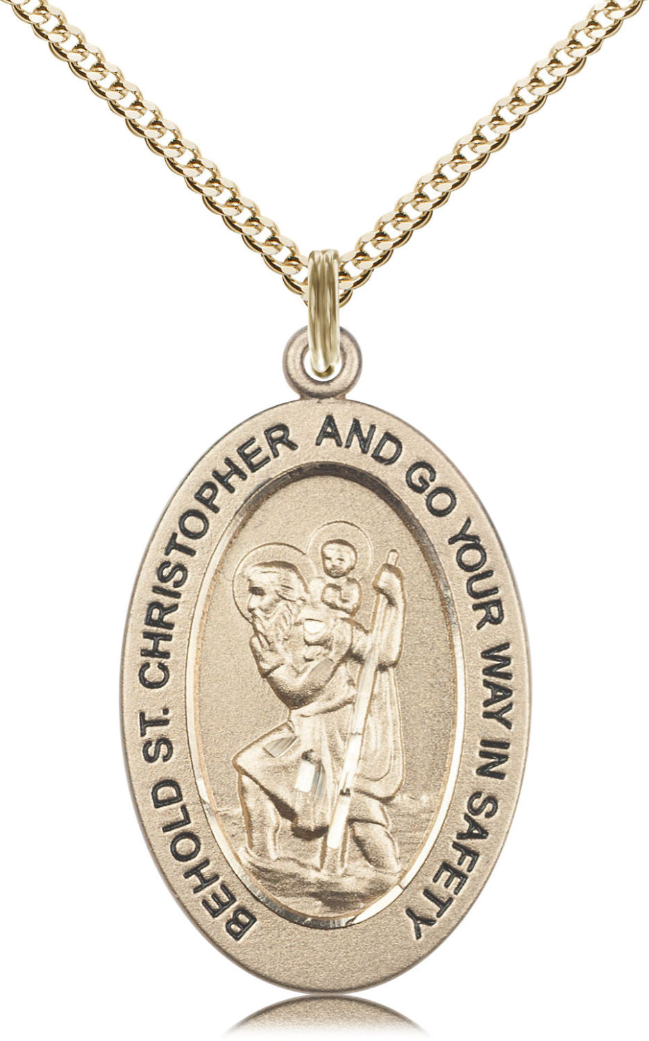 St. Christopher of Travelers Necklace for Women